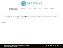 Tablet Screenshot of ines-opifanti.com